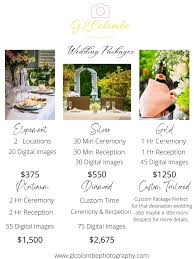 wedding photography packages