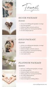 wedding photography prices packages