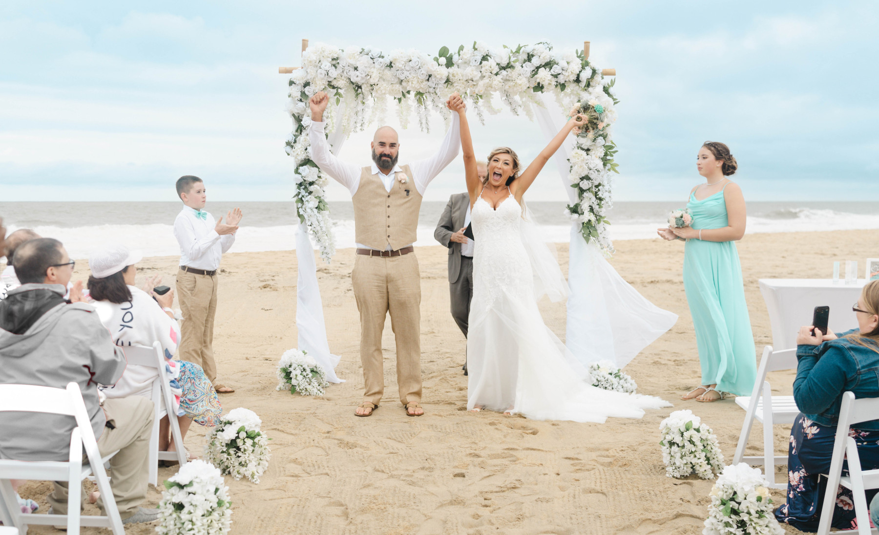 beach wedding photography