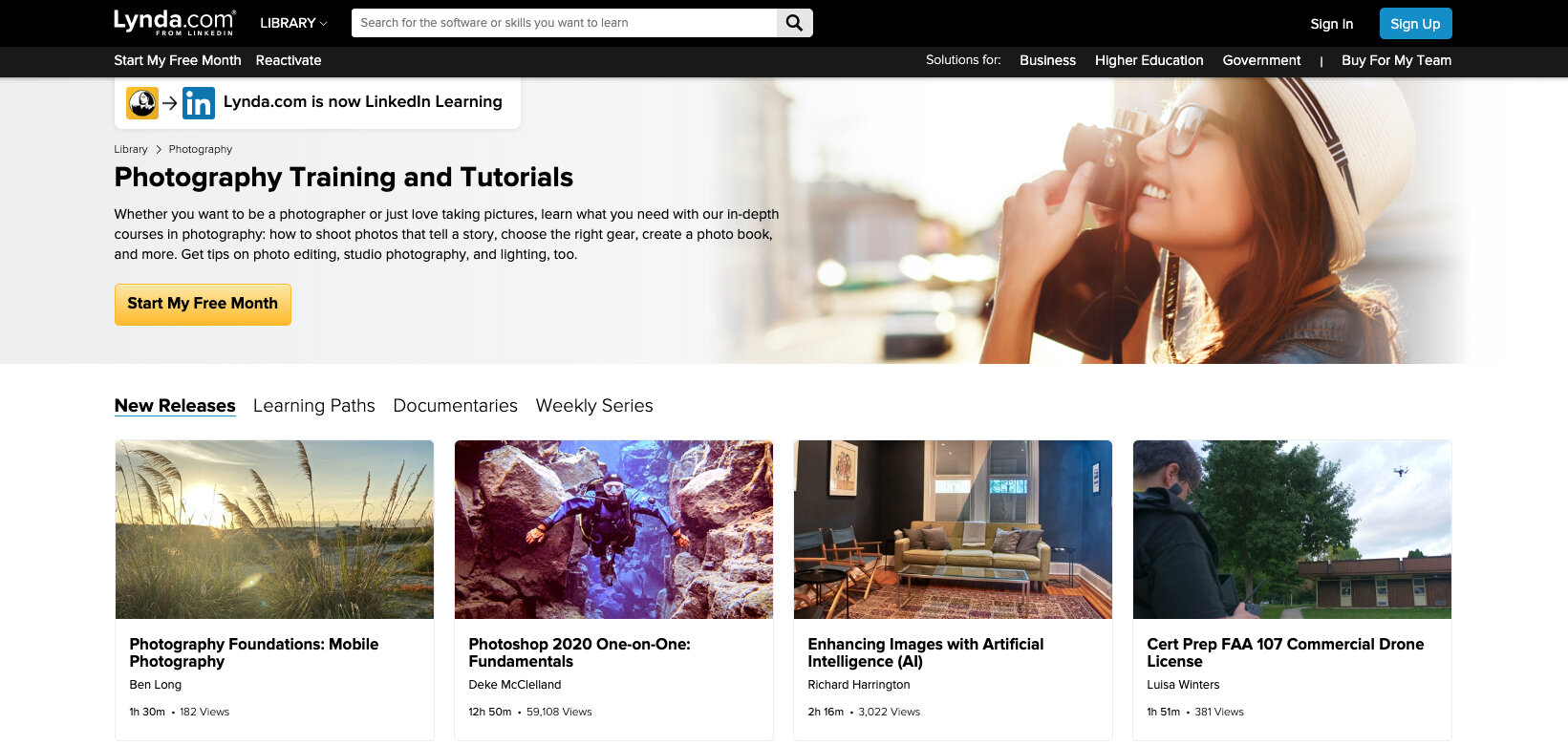 photography learning websites
