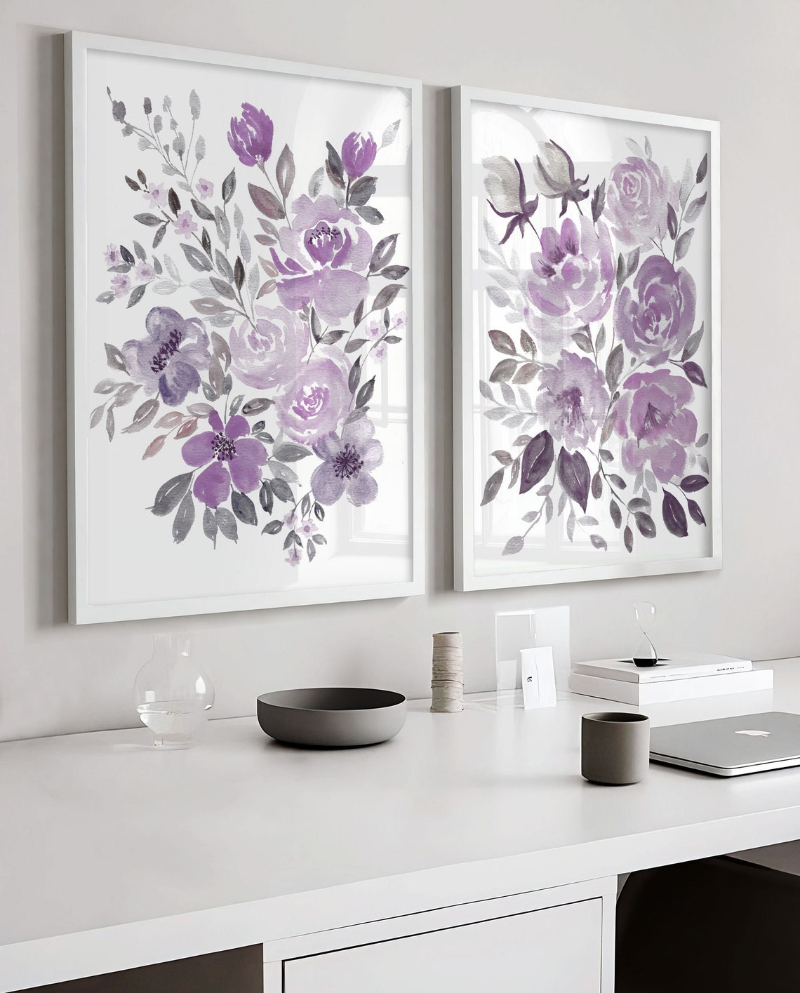 purple wall art
