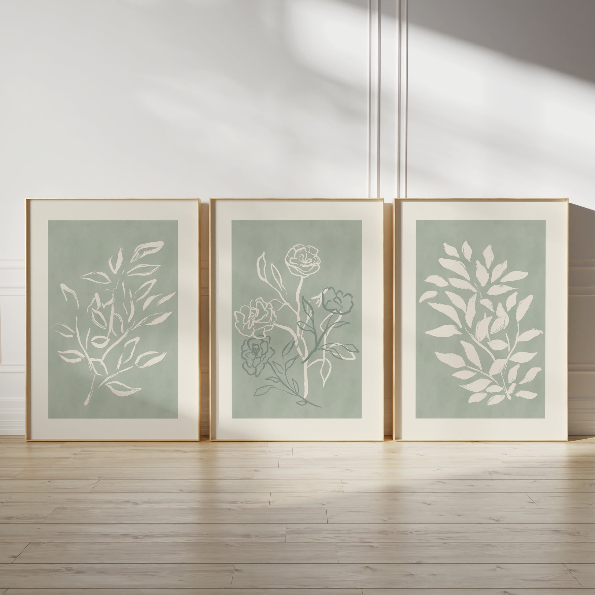3 piece framed wall art