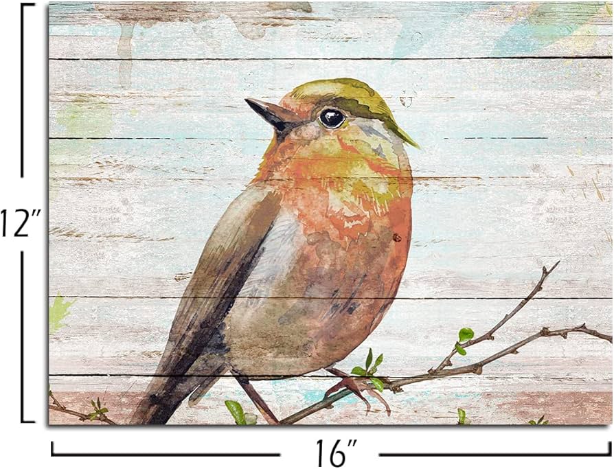 framed bird art
