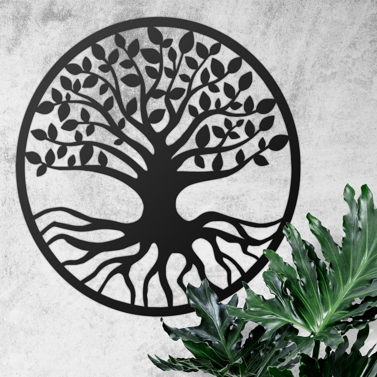 framed tree wall art