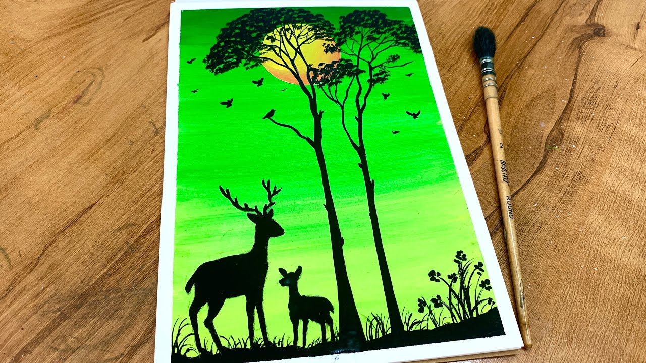 poster colour painting