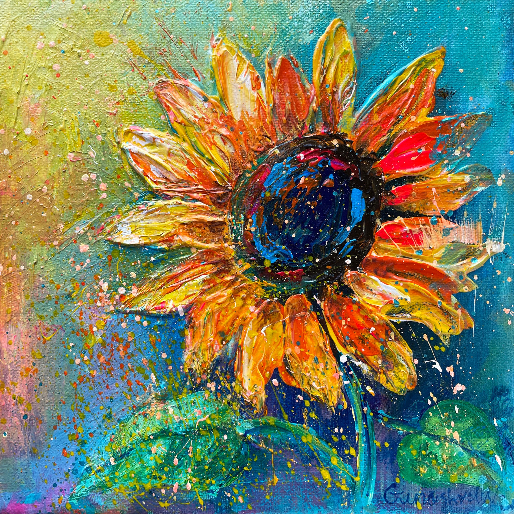 sunflower art